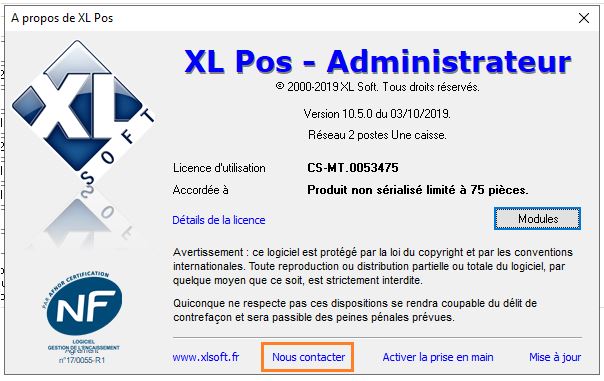 Aide - A propos - email