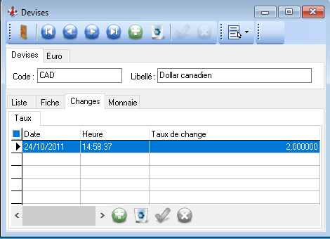 Devises - Change Devises - Change