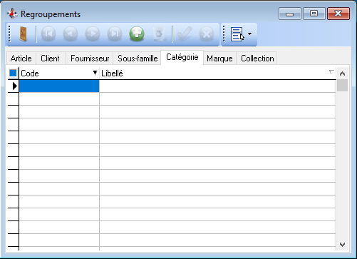 Regroupement - Catégorie Regroupement - Catégorie