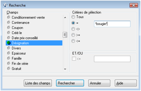 Recherche avancée - Exemple Recherche avancée - Exemple