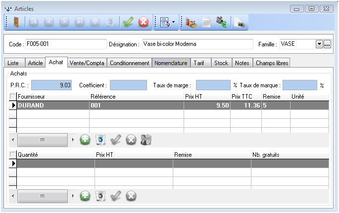 Articles - Achats Articles - Achats