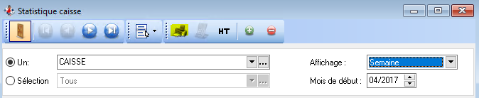 Statistique Caisse - Imprimer