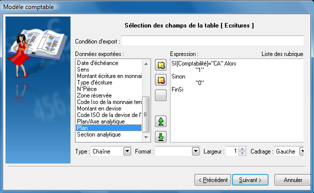 Dossier - Comptabilité - Modèle comptable - Formule