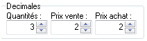Articles - Nombre décimales Quantités