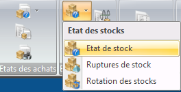 Inventaire - Edition état de stock