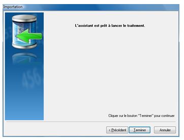 Importer - Lancement