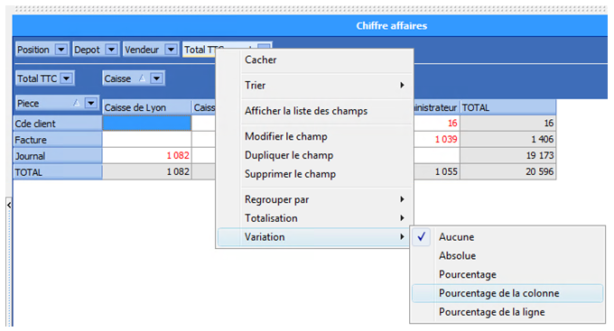 XL Report - Dupliquer un champ