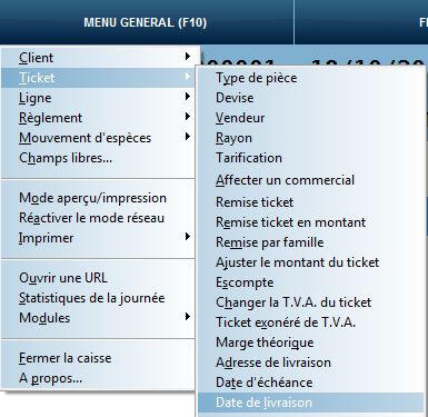 Date de livraison