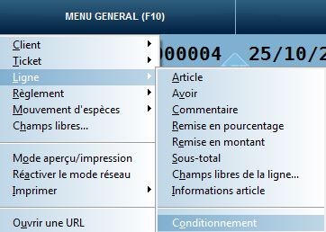 Conditionnement Conditionnement