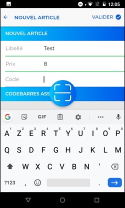 Création nouvel article Création nouvel article