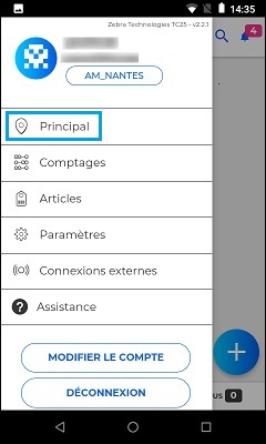 Menu XL Comptage - Dépôt Menu XL Comptage - Dépôt