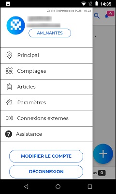 Menu XL Comptage