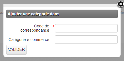 Ajout Catégorie e-commerce