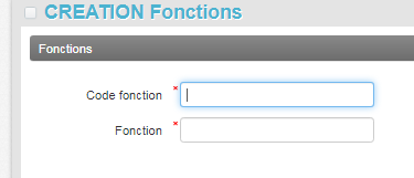 Fonctions - Création