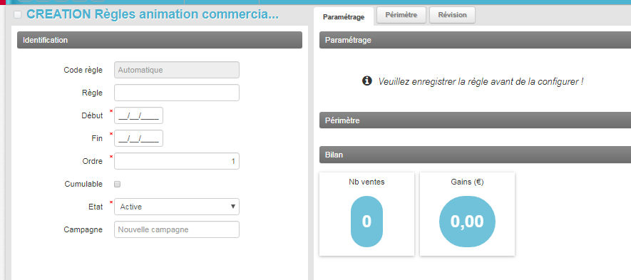 Animation Commerciale - Création