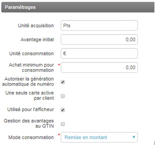 Carte Fidélité - Exemple2