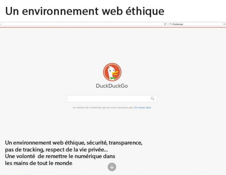 Un envirronnement web éthique